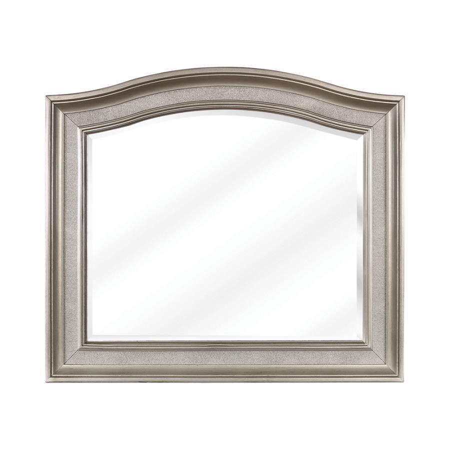 CoasterElevations - Bling Game - Arched Dresser Mirror - Metallic Platinum - 5th Avenue Furniture