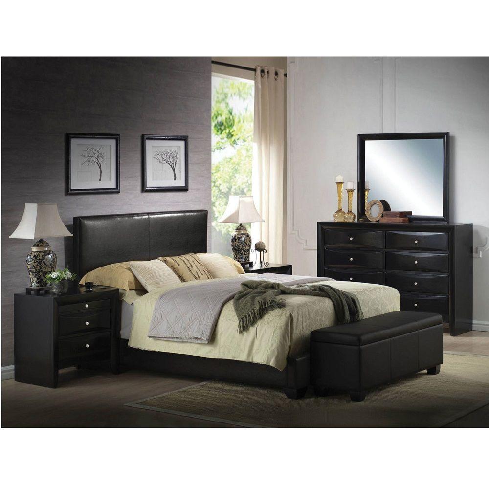 ACME - Ireland III - Bed (Panel) - 5th Avenue Furniture