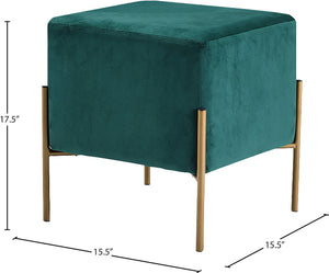 Meridian Furniture - Isla - Stool Ottoman - 5th Avenue Furniture