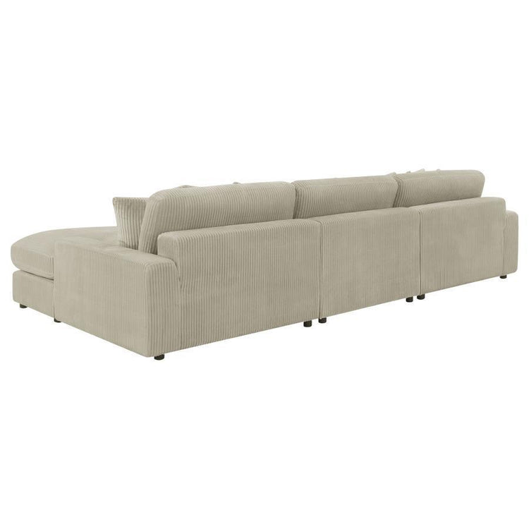 Coaster Fine Furniture - Blaine - 105" Upholstered Reversible Sectional - 5th Avenue Furniture