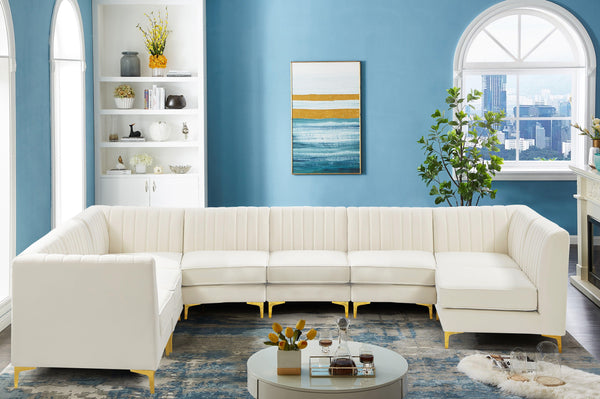 Meridian Furniture - Alina - Sectional - 5th Avenue Furniture