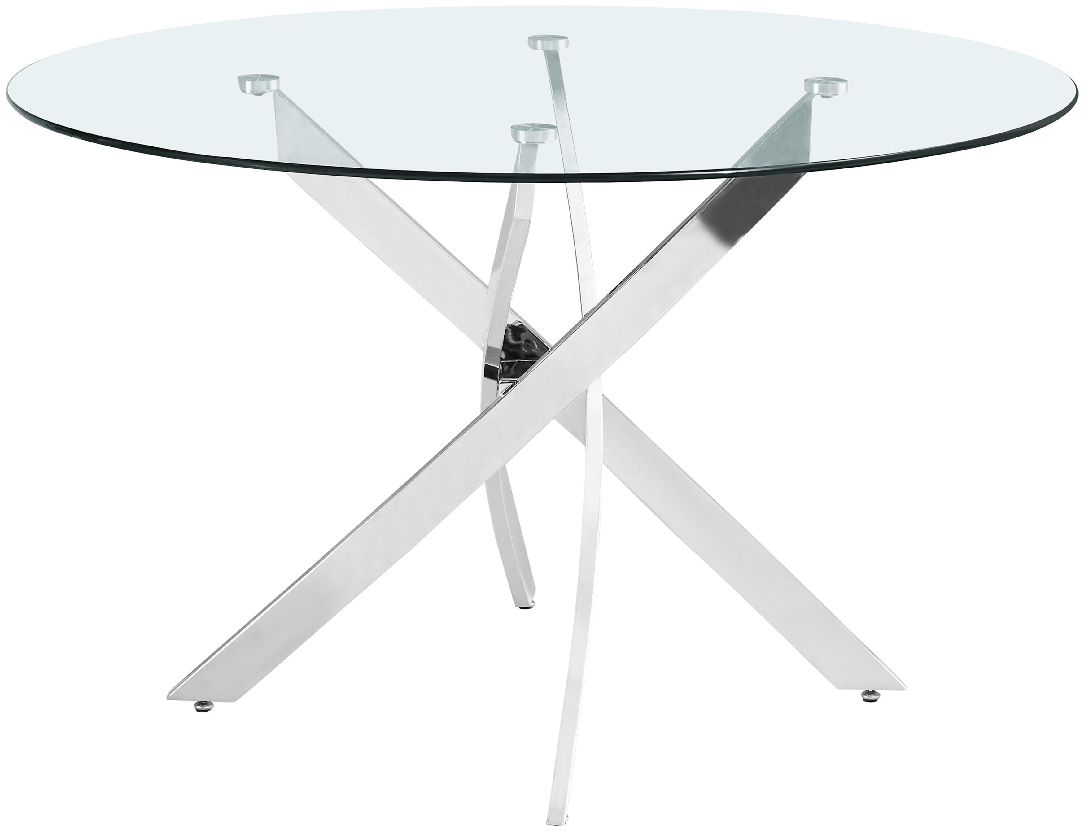 Meridian Furniture - Xander - Dining Table - Pearl Silver - 5th Avenue Furniture