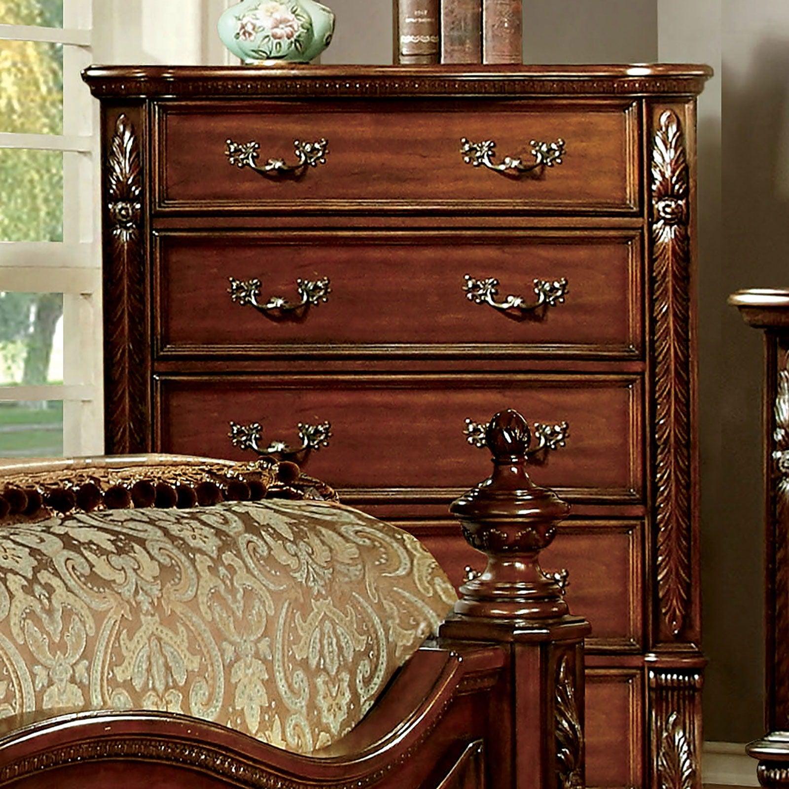 Furniture of America - Arthur - Chest - Brown Cherry - 5th Avenue Furniture