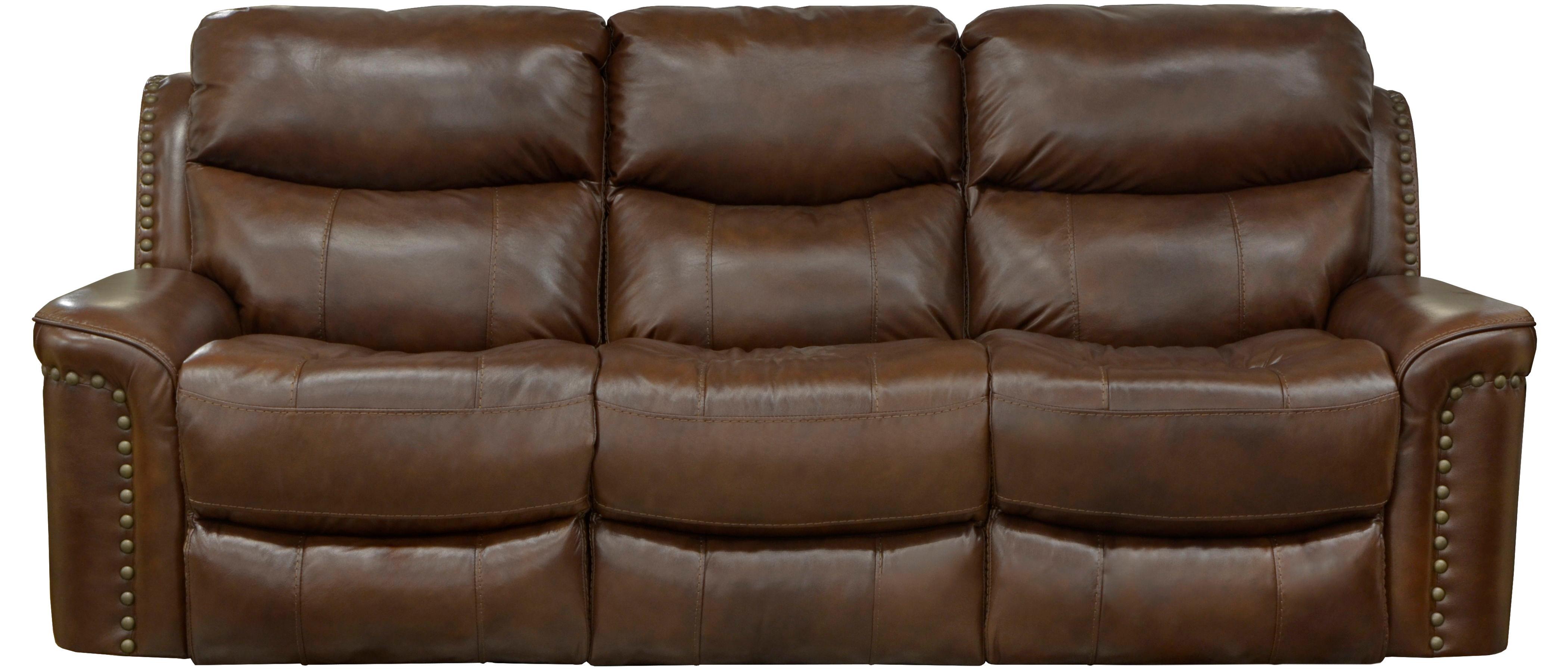 Catnapper - Ceretti - Power Reclining Sofa - Brown - 41.5" - 5th Avenue Furniture