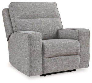 Signature Design by Ashley® - Biscoe - Pewter - Power Recliner /Adj Headrest - 5th Avenue Furniture