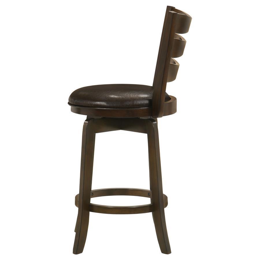 CoasterEssence - Murphy - Ladder Back Swivel Bar Stool - 5th Avenue Furniture