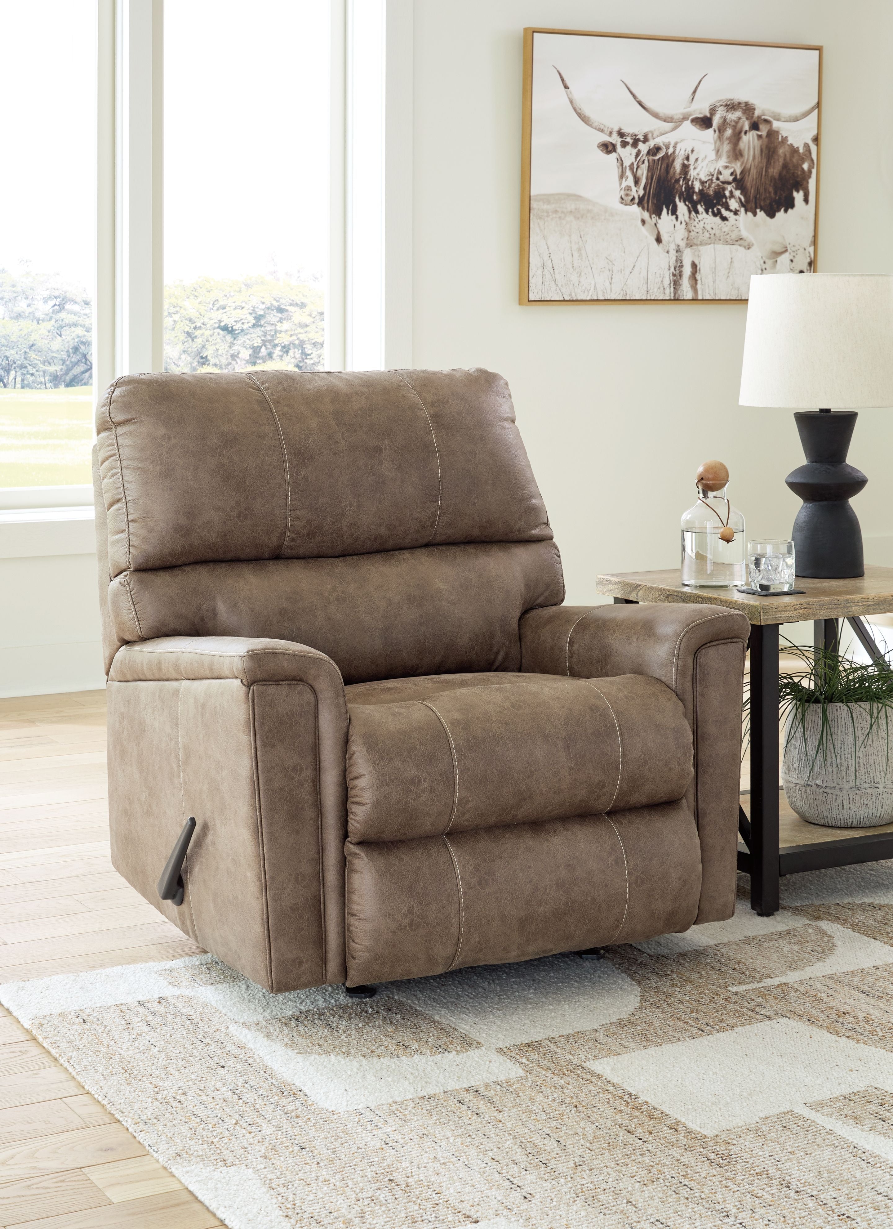 Navi - Fossil - Rocker Recliner - 5th Avenue Furniture