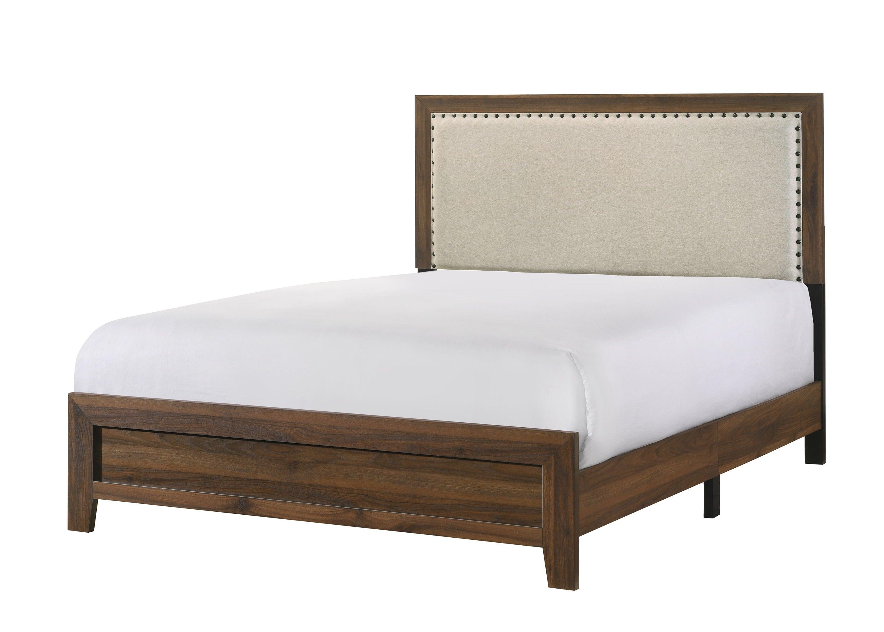 Crown Mark - Millie - Upholstery Bed One Box - 5th Avenue Furniture