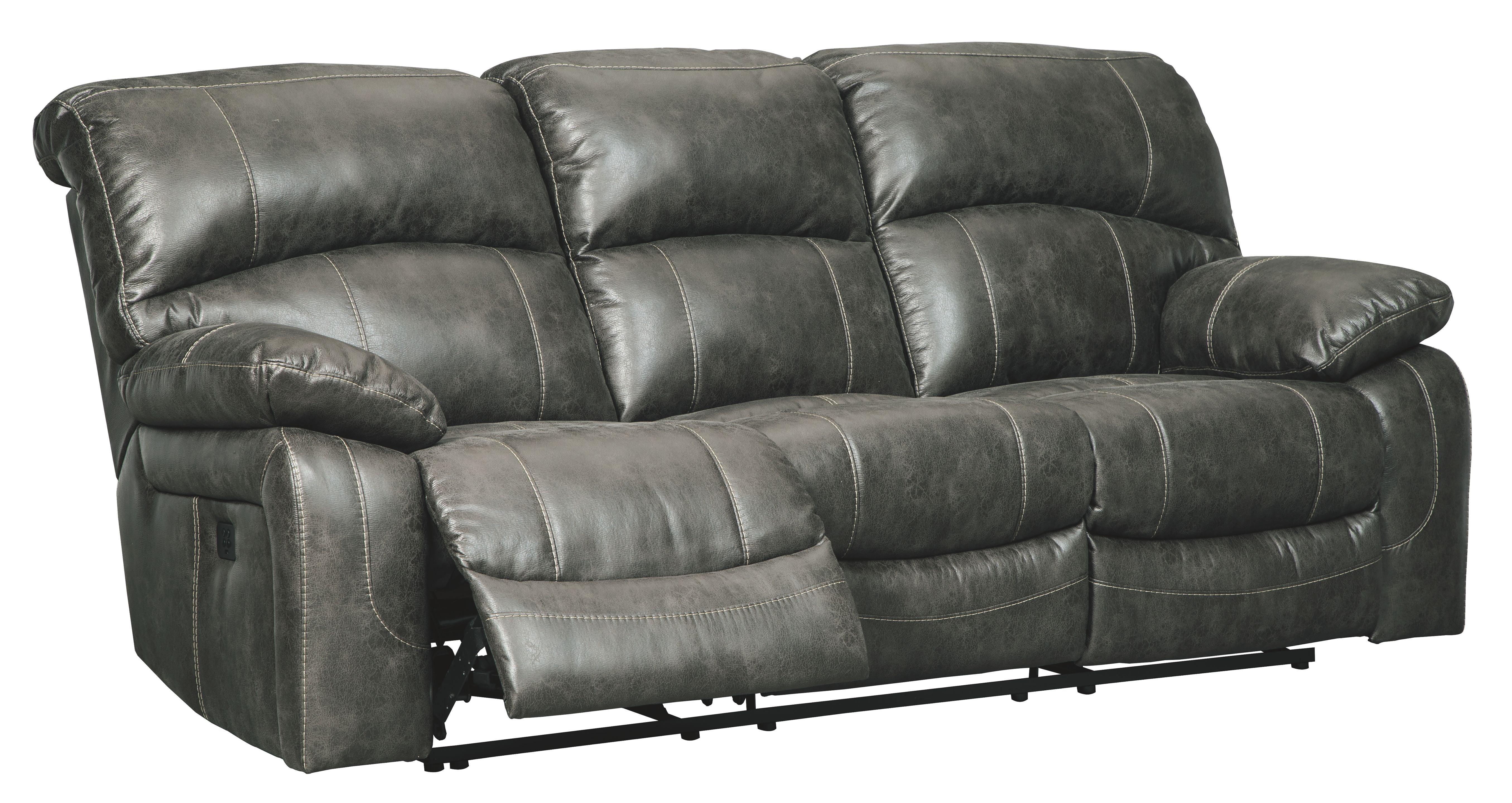 Ashley Furniture - Dunwell - Power Reclining Sofa - 5th Avenue Furniture