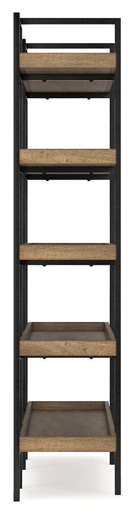 Signature Design by Ashley® - Montia - Light Brown - Bookcase - 5th Avenue Furniture