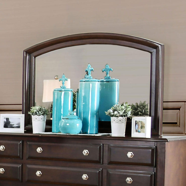 Furniture of America - Litchville - Mirror - Brown Cherry - 5th Avenue Furniture