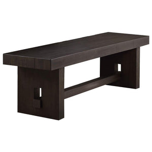 ACME - Haddie - Bench - Distressed Walnut - 5th Avenue Furniture