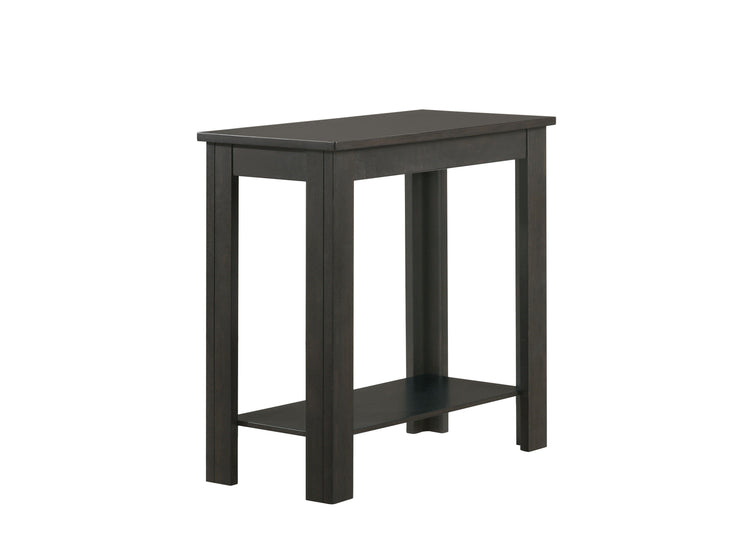 Crown Mark - Pierce - Chairside Table - Wood - Black - 5th Avenue Furniture
