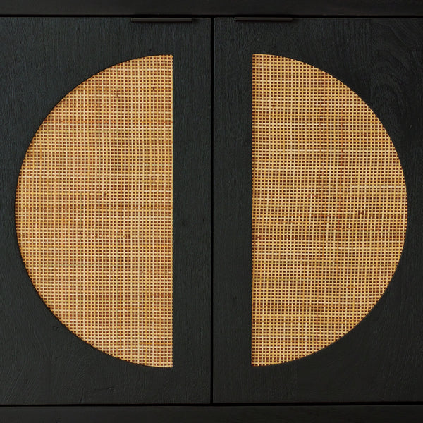 Cliffiings - Black / Natural - Accent Cabinet - 5th Avenue Furniture