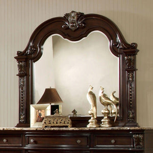 Furniture of America - Fromberg - Mirror - Brown Cherry - 5th Avenue Furniture