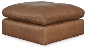 Signature Design by Ashley® - Emilia - Caramel - Oversized Accent Ottoman - 5th Avenue Furniture