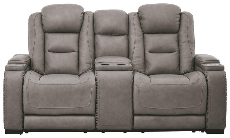 Ashley Furniture - The Man-Den - Power Reclining Loveseat - 5th Avenue Furniture