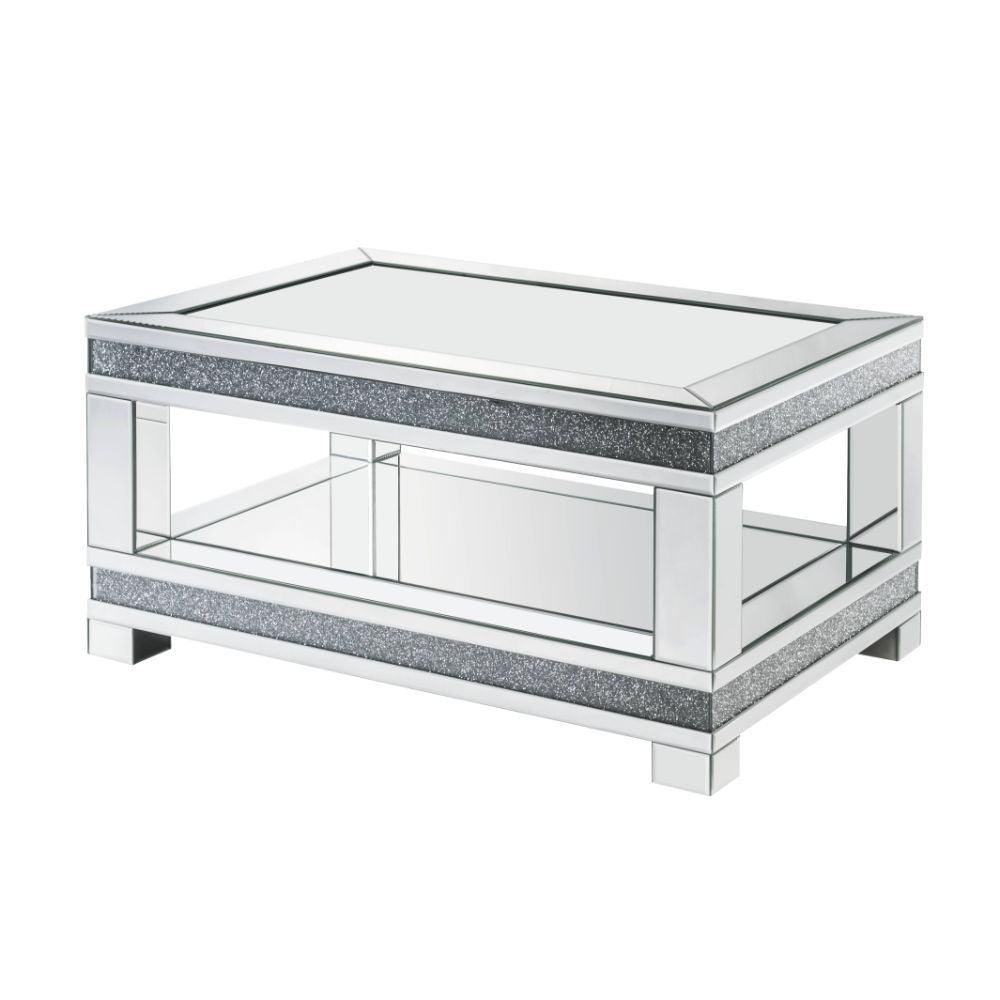 ACME - Noralie - Coffee Table - Pearl Silver - 5th Avenue Furniture