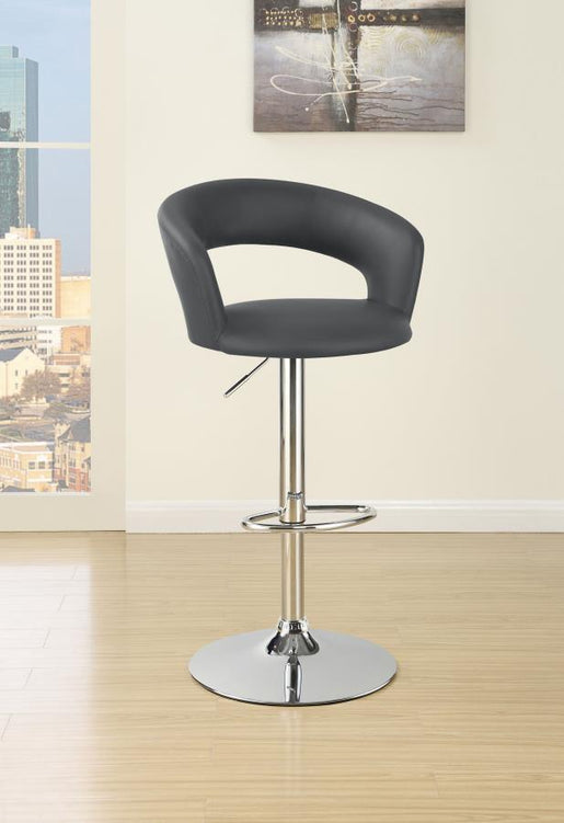 CoasterEveryday - Barraza - Round Back 29″ Adjustable Height Bar Stool - 5th Avenue Furniture