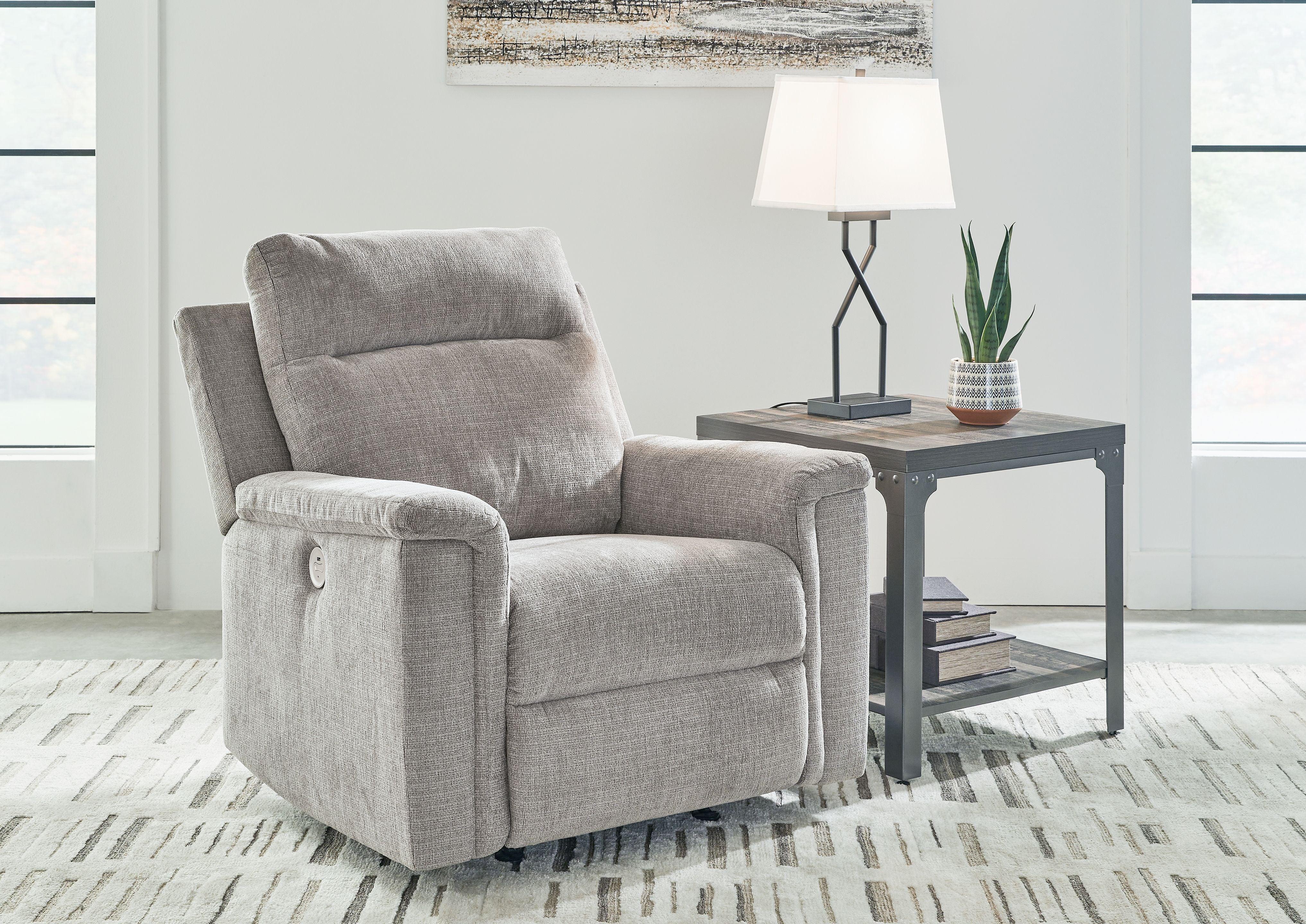 Signature Design by Ashley® - Barnsana - Power Rocker Recliner - 5th Avenue Furniture