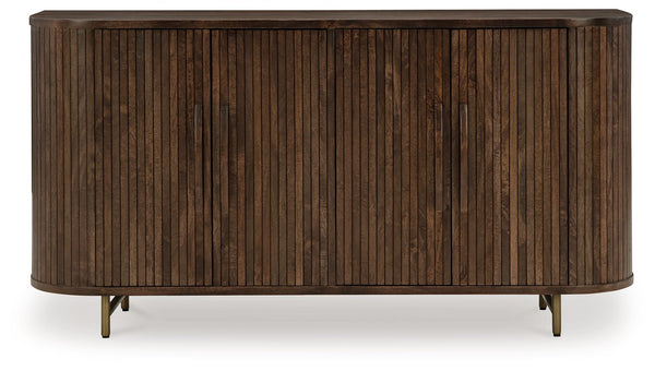 Amickly - Dark Brown - Accent Cabinet - 5th Avenue Furniture