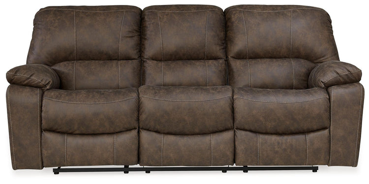 Signature Design by Ashley® - Kilmartin - Chocolate - Reclining Sofa - 5th Avenue Furniture