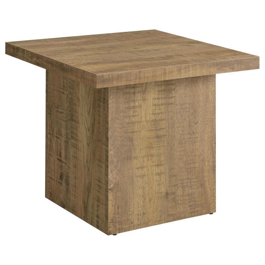 Coaster Fine Furniture - Devar - Square Engineered Wood End Table - Mango - 5th Avenue Furniture