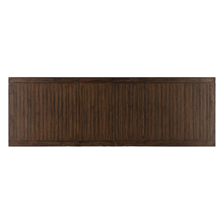 Steve Silver Furniture - Auburn - Table With 2 / 20" Table Leaves - Dark Brown - 5th Avenue Furniture