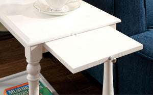 Furniture of America - Deering - Side Table - White - 5th Avenue Furniture