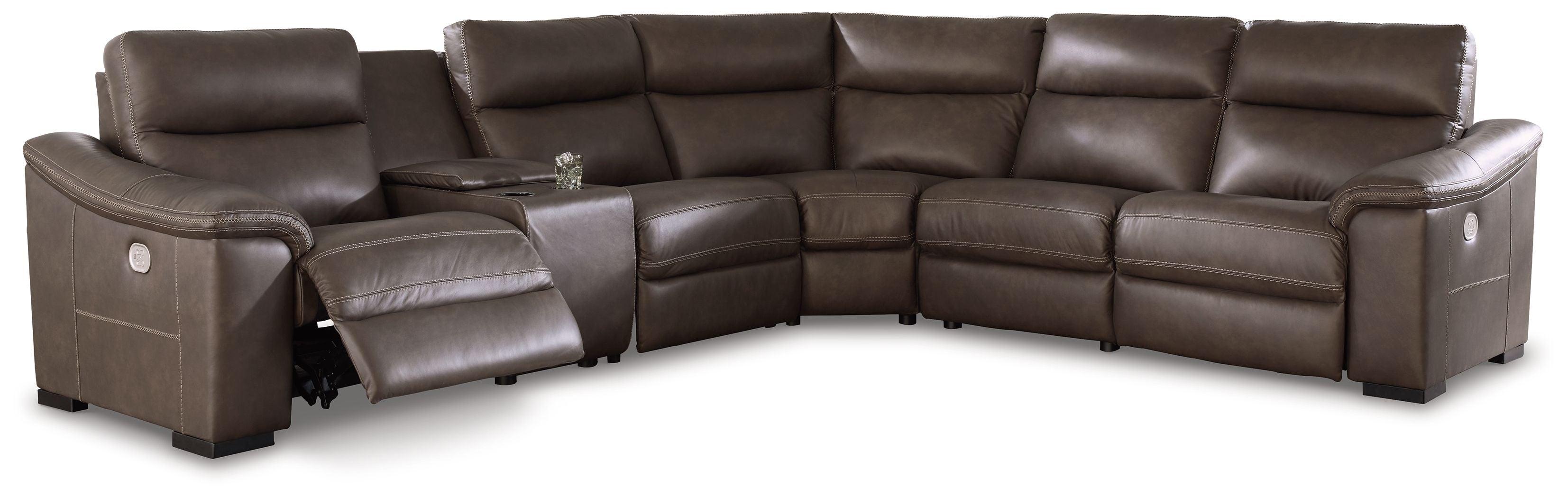 Signature Design by Ashley® - Salvatore - Power Reclining Sectional - 5th Avenue Furniture