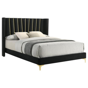 Coaster Fine Furniture - Kendall - Upholstered Tufted Panel Bed - 5th Avenue Furniture