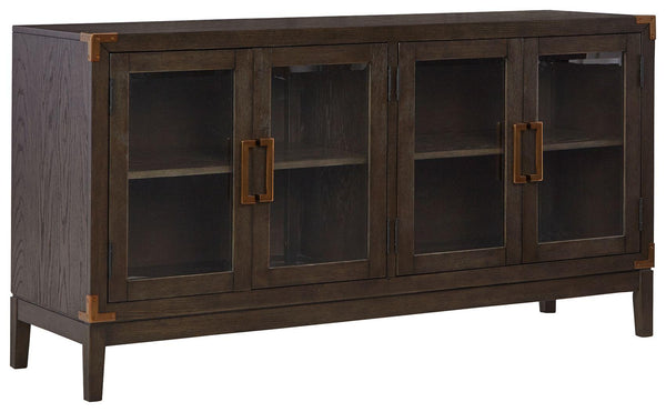 Signature Design by Ashley® - Burkhaus - Dark Brown - Dining Room Server - 5th Avenue Furniture