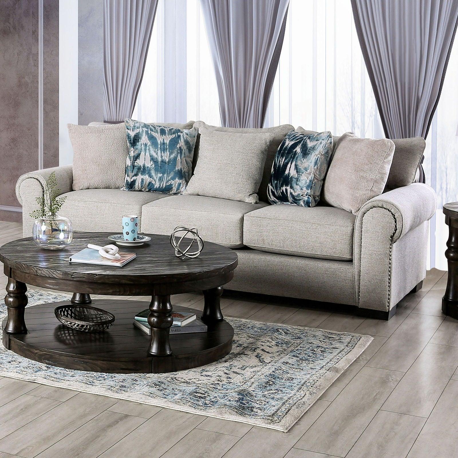 Furniture of America - Laredo - Sofa - Beige - 5th Avenue Furniture