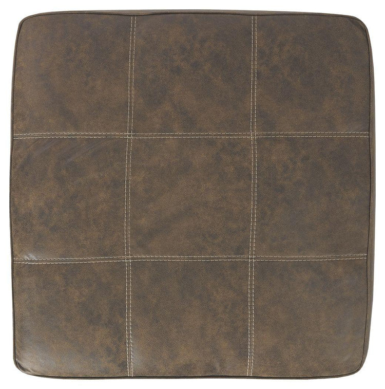 Ashley Furniture - Abalone - Chocolate - Oversized Accent Ottoman - 5th Avenue Furniture