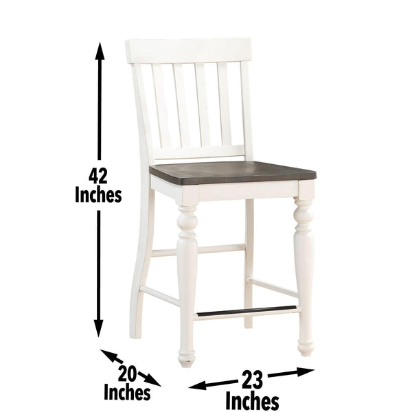 Steve Silver Furniture - Joanna - Counter Chair (Set of 2) - Two Tone - 5th Avenue Furniture