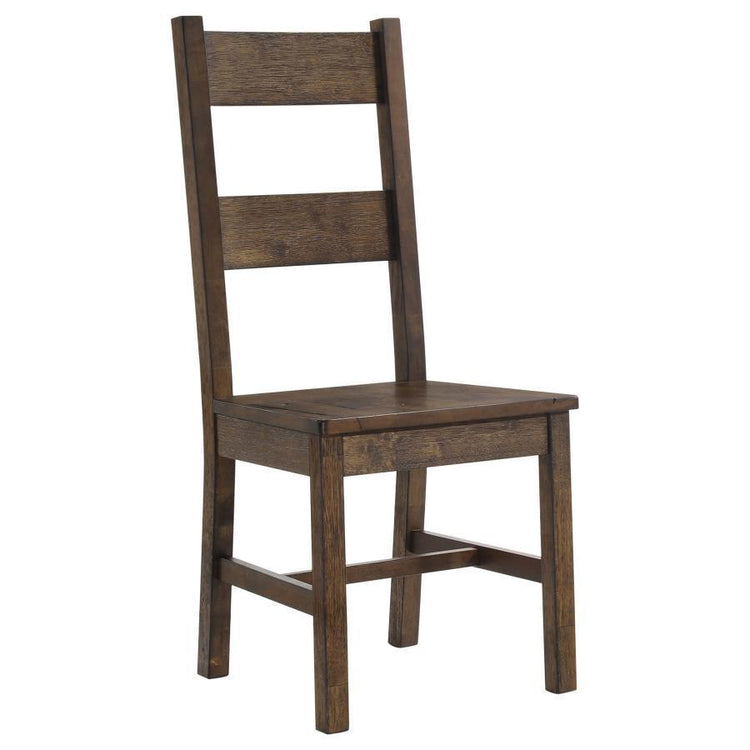 CoasterEveryday - Coleman - Dining Side Chairs (Set of 2) - Rustic Golden Brown - 5th Avenue Furniture