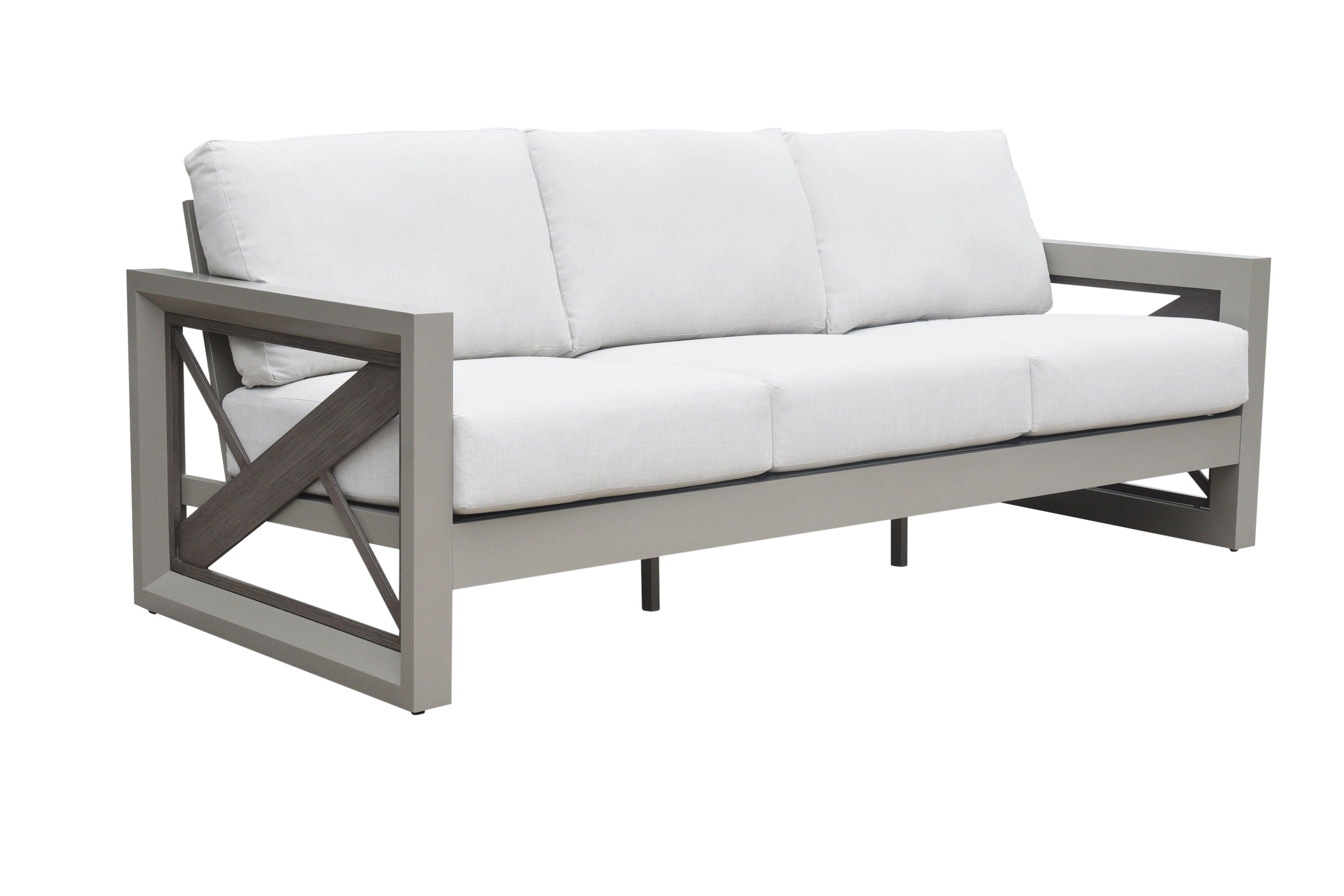 Steve Silver Furniture - Dalilah - Patio Sofa - Gray - 5th Avenue Furniture