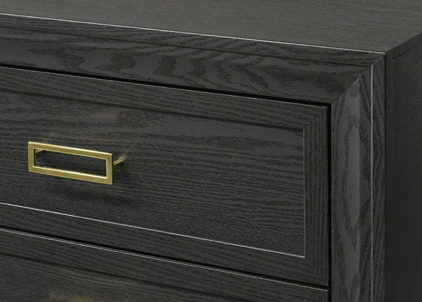 Crown Mark - Pepe - Night Stand - Black - 5th Avenue Furniture
