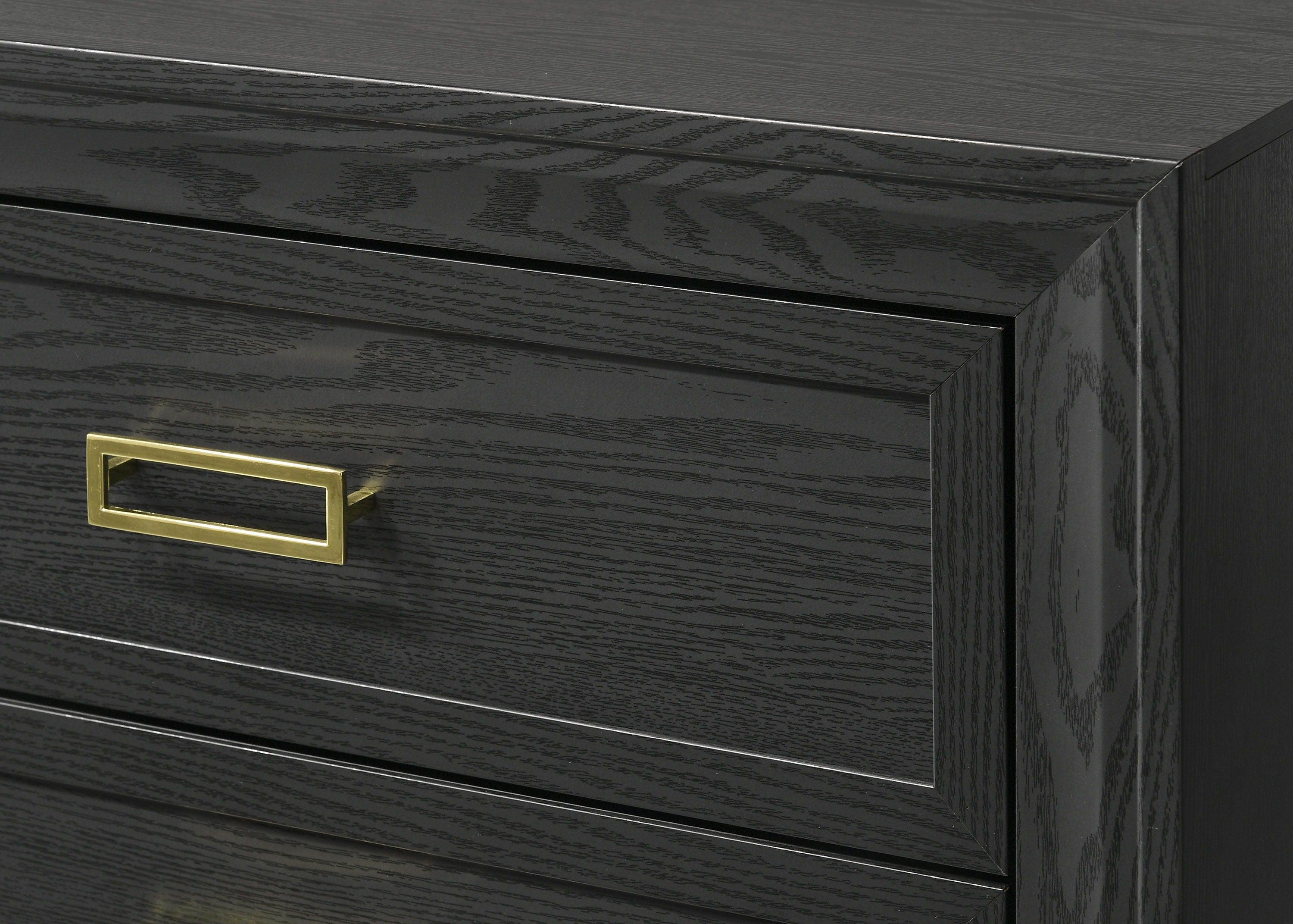 Crown Mark - Pepe - Chest - Black - 5th Avenue Furniture