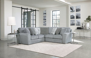 Jackson - Glacier - 2 Piece Sectional With 9 Included Accent Pillows - 5th Avenue Furniture