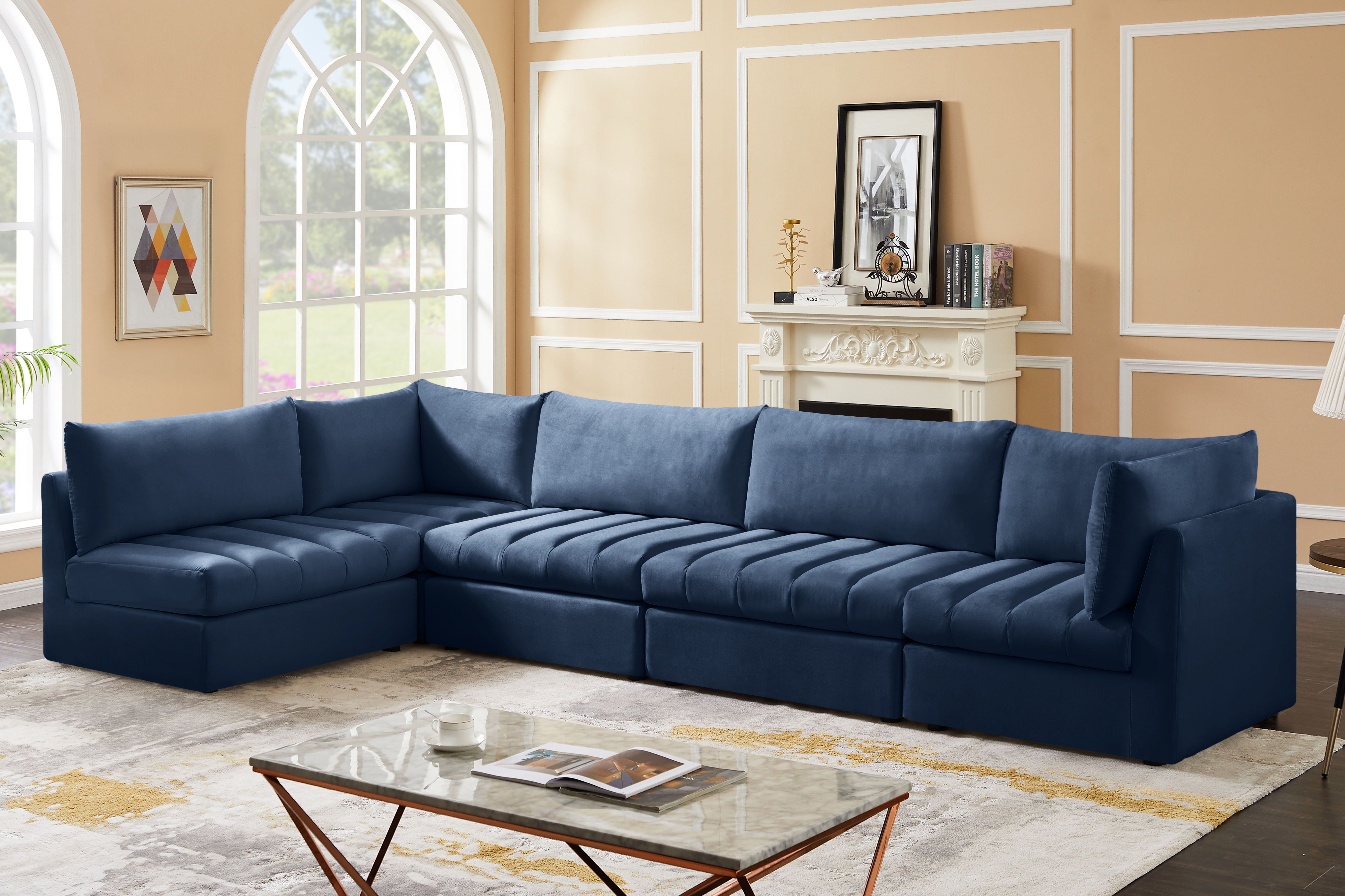 Jacob - 5 Pc. Modular Sectional - 5th Avenue Furniture