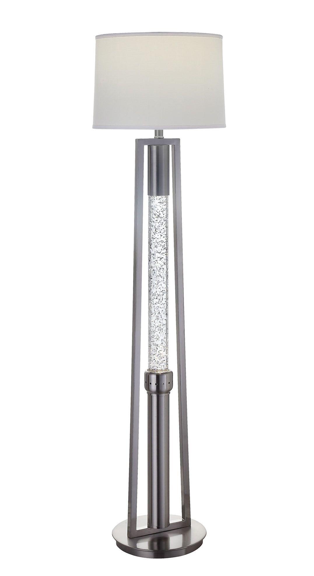 ACME - Ovesen - Floor Lamp - Brushed Nickel - 5th Avenue Furniture