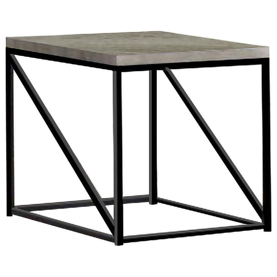 CoasterEveryday - Birdie - Square End Table - Sonoma Gray - 5th Avenue Furniture