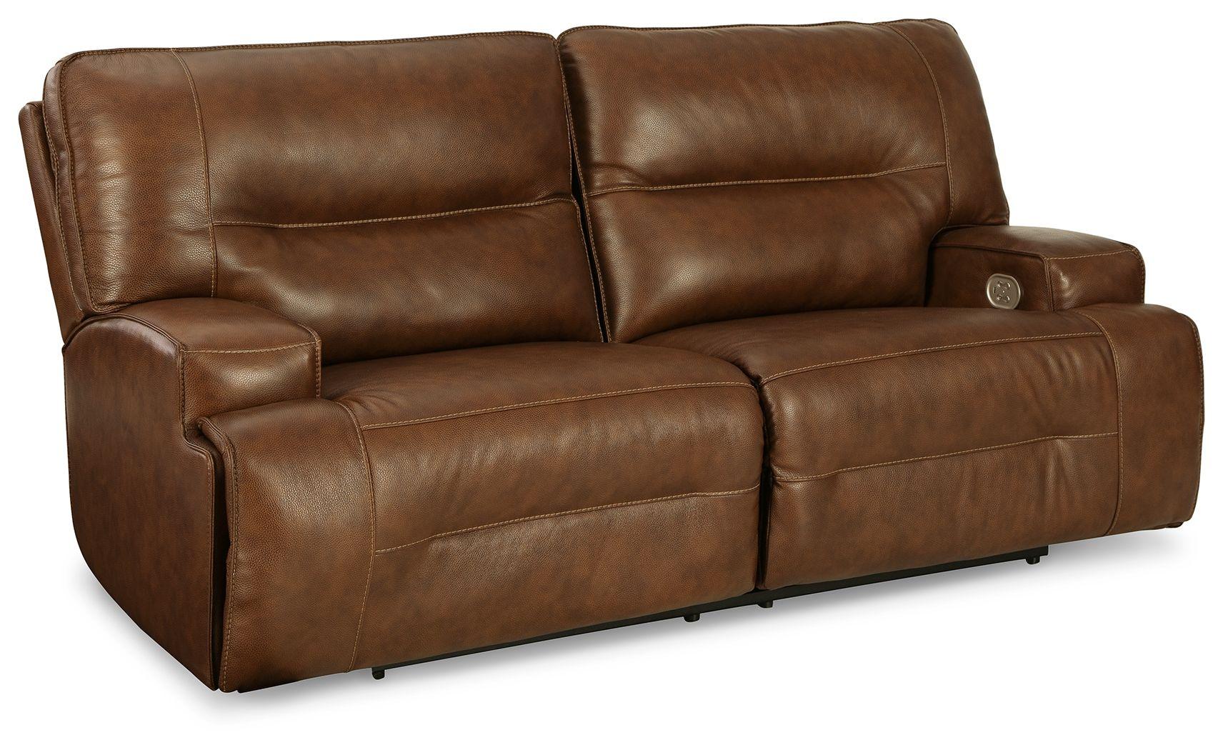 Signature Design by Ashley® - Francesca - 2 Seat Pwr Rec Sofa Adj Hdrest - 5th Avenue Furniture