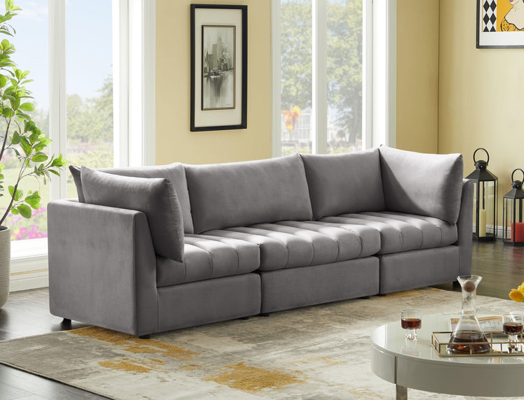 Meridian Furniture - Jacob - Modular 3 Seat Sofa - 5th Avenue Furniture