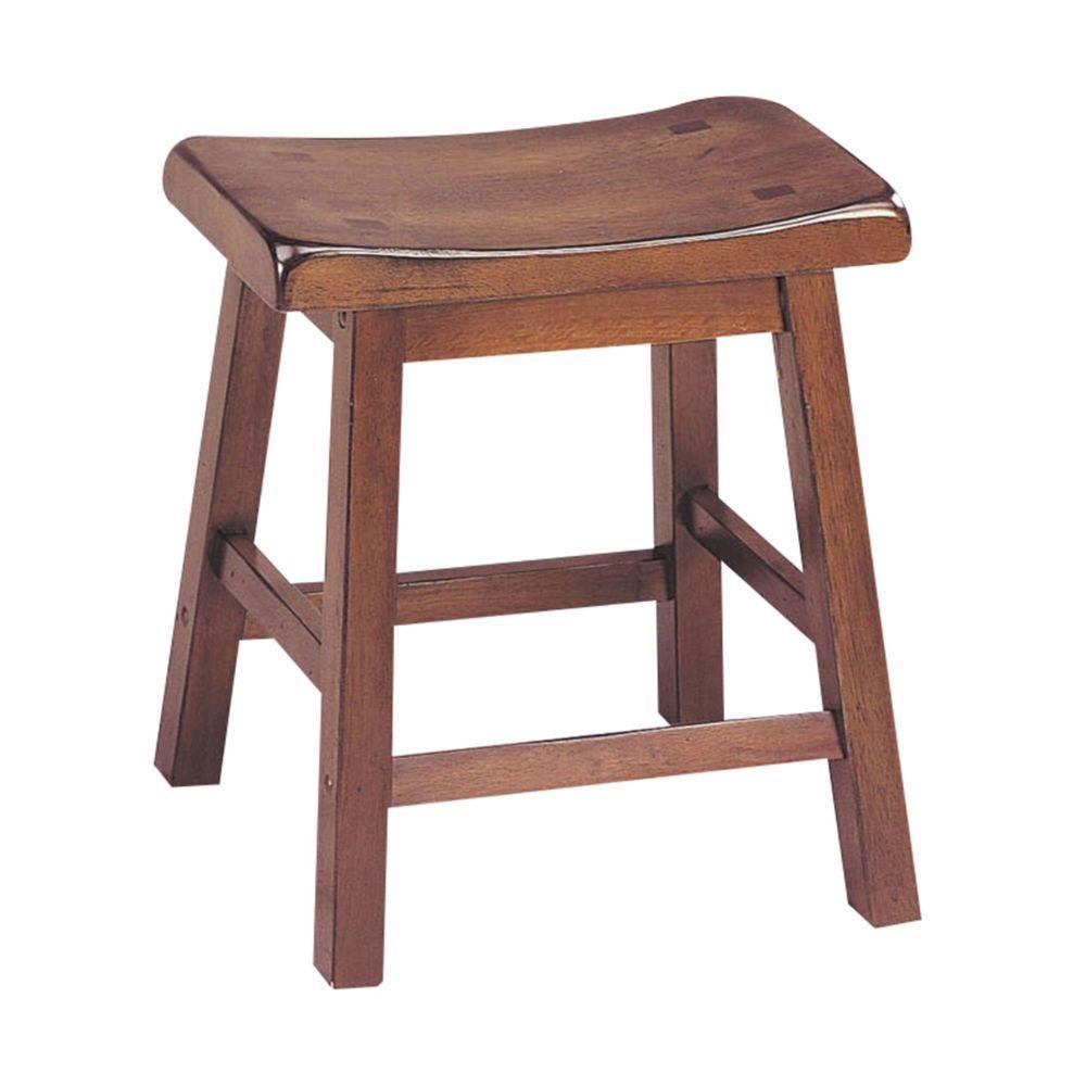 ACME - Gaucho - Stool - Dark Brown - 18" - 5th Avenue Furniture