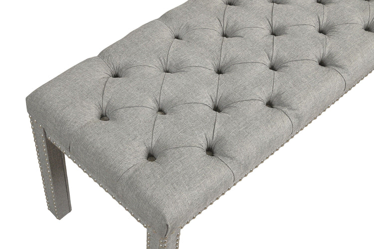 Crown Mark - Finley - Bench - Gray - 5th Avenue Furniture