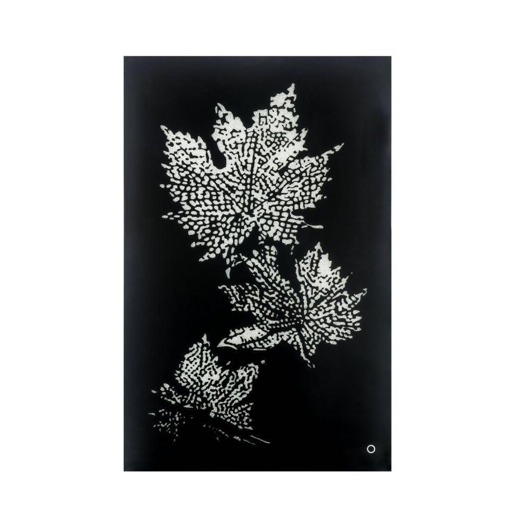 ACME - Hadrias - Wall Art - Smoky Glass & Faux Crystal - 5th Avenue Furniture