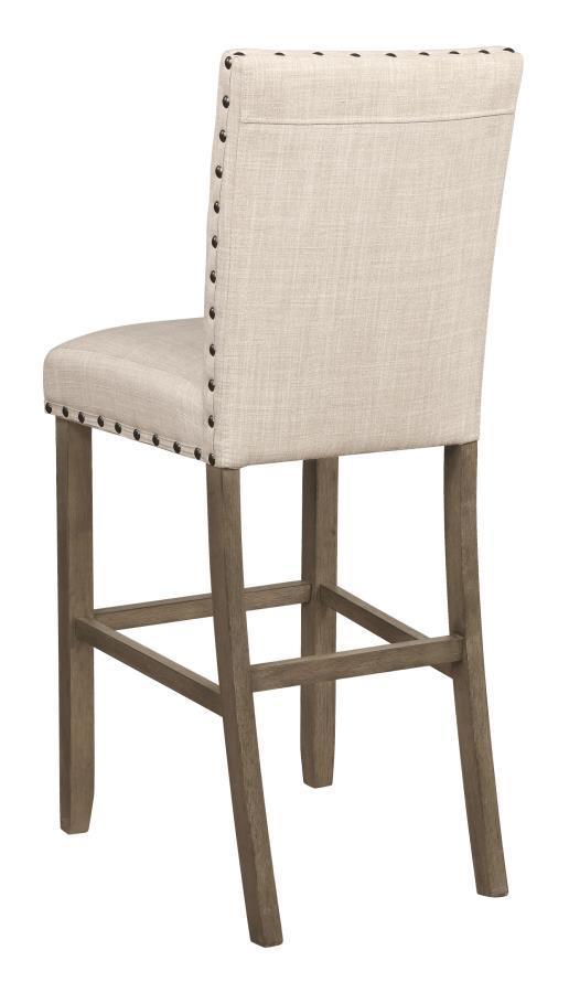 CoasterEveryday - Ralland - Upholstered Bar Stools With Nailhead Trim (Set of 2) - 5th Avenue Furniture