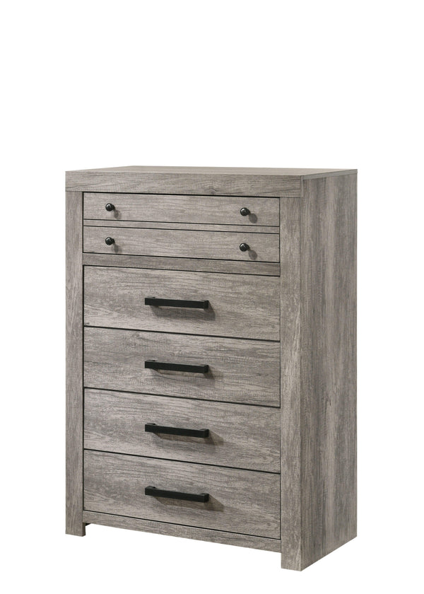 Crown Mark - Tundra - Chest - Gray - 5th Avenue Furniture